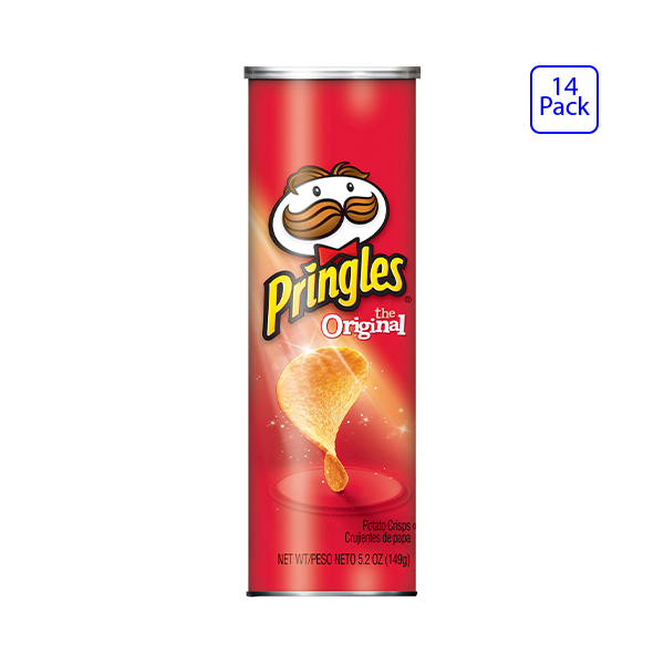 Pringles Potato Crisps Chips, Lunch Snacks, On The Go Snacks, Original ...