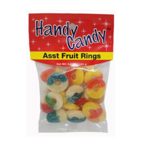 Handy Candy Asst FRUIT RINGS 5 OZ X 12