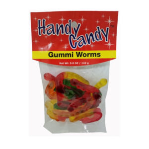 Handy Candy GUMMI WORMS 5 OZ X 12